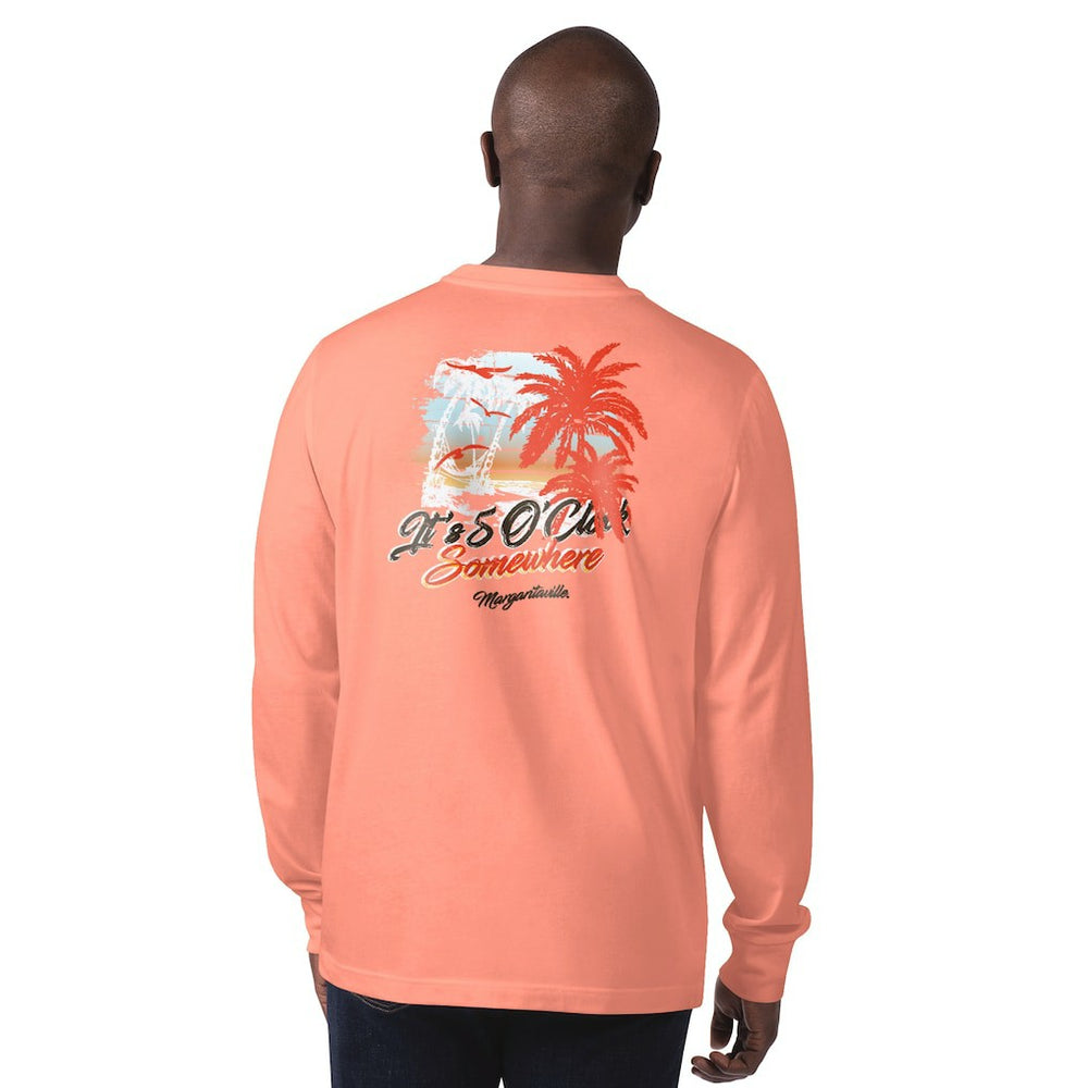 Cleveland Browns Margaritaville It's Five O'Clock Somewhere Long Sleeve T-Shirt Orange | NFL