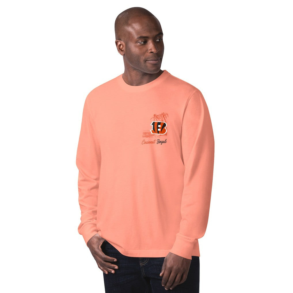 Cincinnati Bengals Margaritaville It's Five O'Clock Somewhere Long Sleeve T-Shirt Orange | NFL