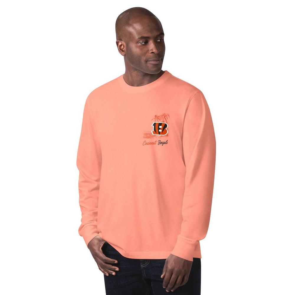 Cincinnati Bengals Margaritaville It's Five O'Clock Somewhere Long Sleeve T-Shirt Orange | NFL