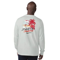 Atlanta Falcons Margaritaville It's Five O'Clock Somewhere Long Sleeve T-Shirt Gray | NFL