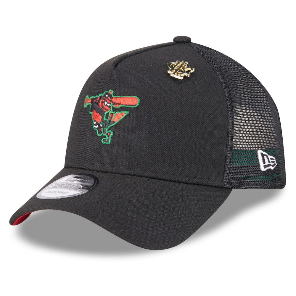 Baltimore Orioles New Era 2025 Big League Chew A-Frame 9FORTY Adjustable Trucker Hat - MLB
