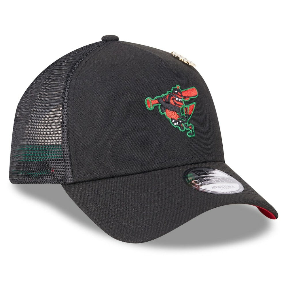Baltimore Orioles New Era 2025 Big League Chew A-Frame 9FORTY Adjustable Trucker Hat - MLB