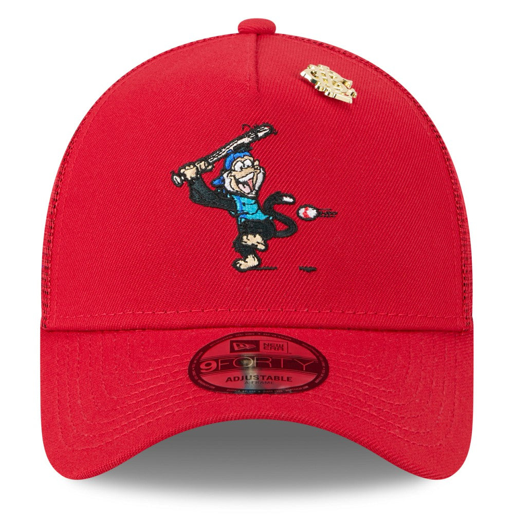 Los Angeles Angels New Era 2025 Big League Chew A-Frame 9FORTY Adjustable Trucker Hat - MLB