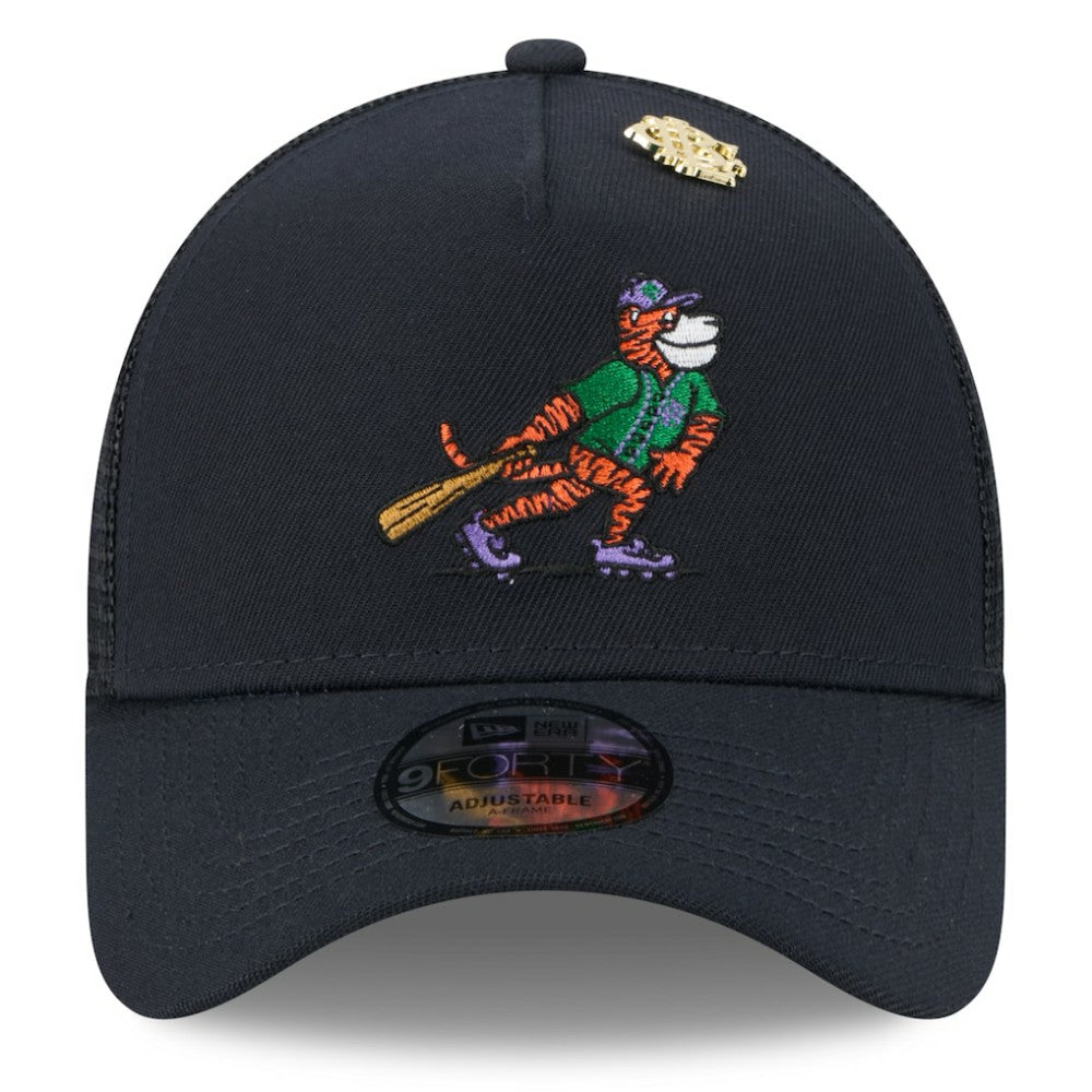 Detroit Tigers New Era 2025 Big League Chew A-Frame 9FORTY Adjustable Trucker Hat - MLB