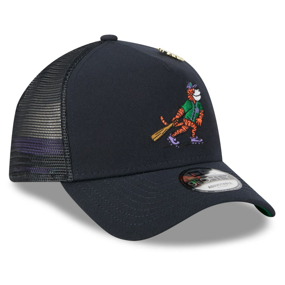 Detroit Tigers New Era 2025 Big League Chew A-Frame 9FORTY Adjustable Trucker Hat - MLB