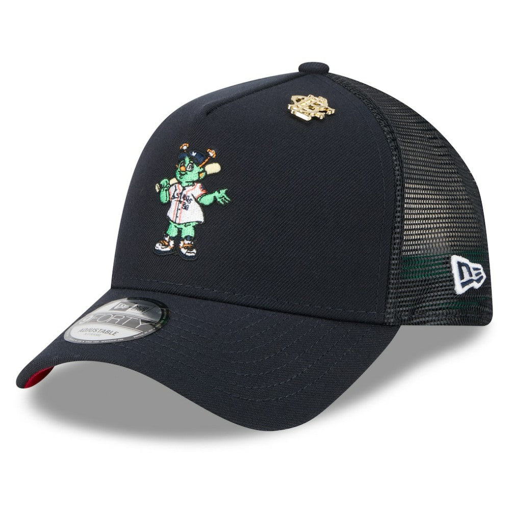 Houston Astros New Era 2025 Big League Chew A-Frame 9FORTY Adjustable Trucker Hat - MLB