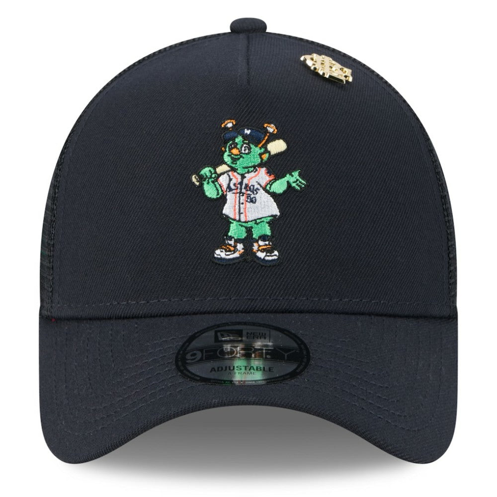 Houston Astros New Era 2025 Big League Chew A-Frame 9FORTY Adjustable Trucker Hat - MLB