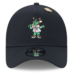 Houston Astros New Era 2025 Big League Chew A-Frame 9FORTY Adjustable Trucker Hat - MLB