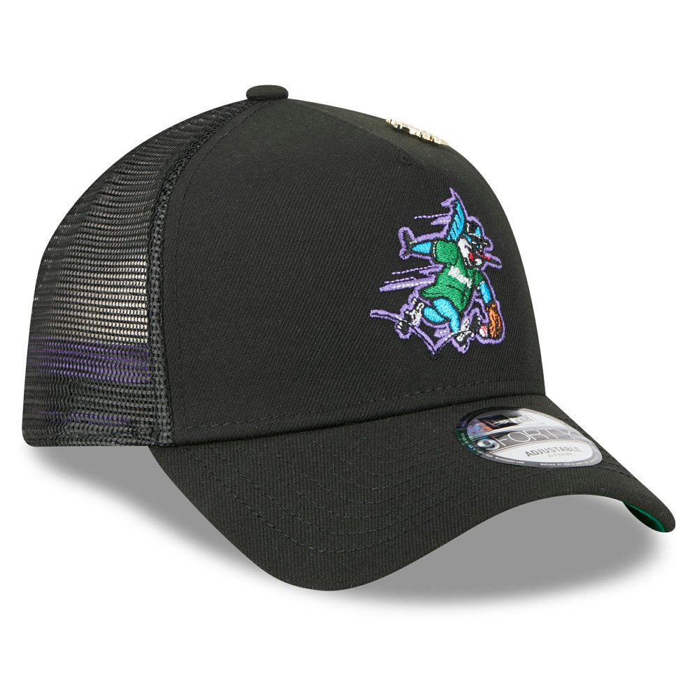 Miami Marlins New Era 2025 Big League Chew A-Frame 9FORTY Adjustable Trucker Hat - MLB