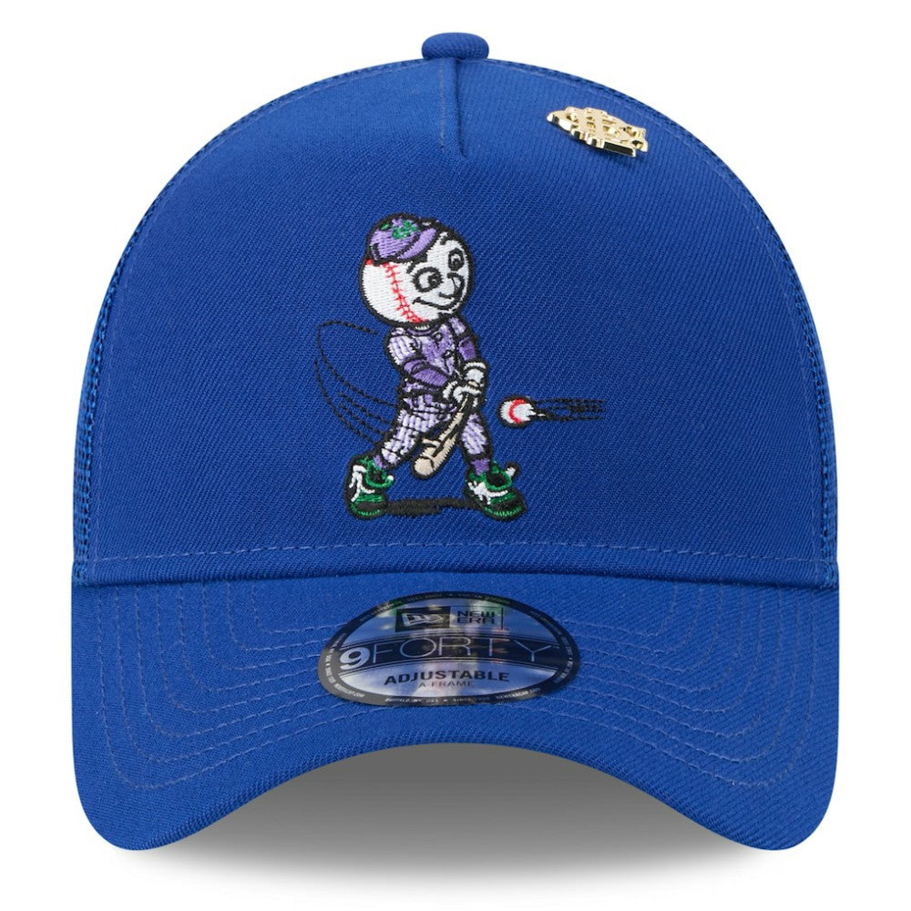 New York Mets New Era 2025 Big League Chew A-Frame 9FORTY Adjustable Trucker Hat - MLB