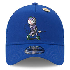 New York Mets New Era 2025 Big League Chew A-Frame 9FORTY Adjustable Trucker Hat - MLB
