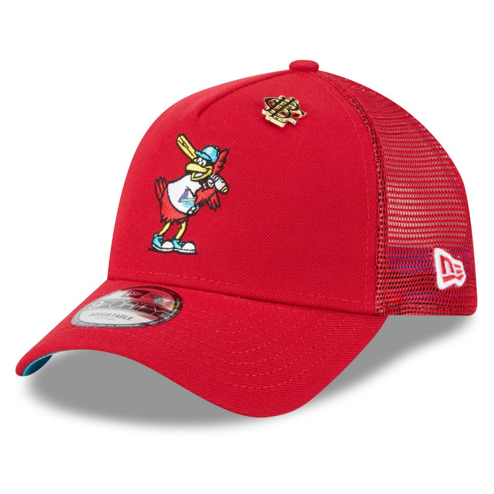 St. Louis Cardinals New Era 2025 Big League Chew A-Frame 9FORTY Adjustable Trucker Hat - MLB