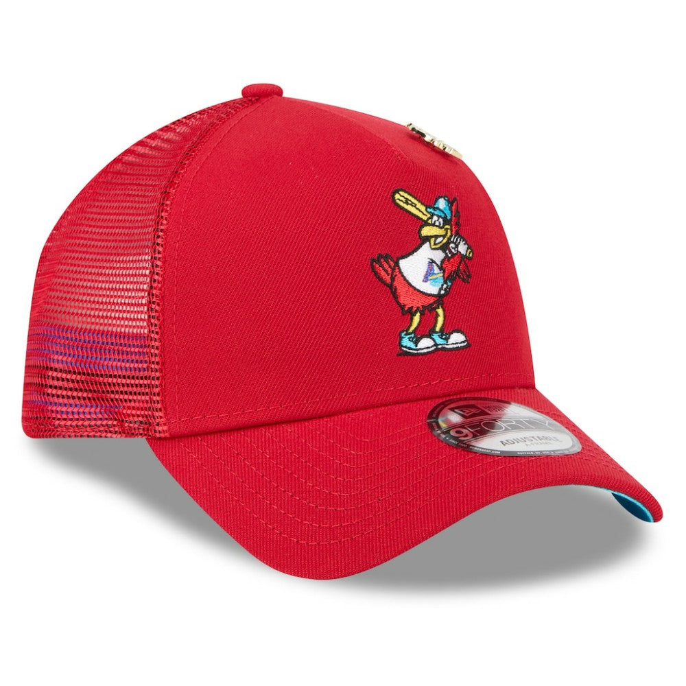 St. Louis Cardinals New Era 2025 Big League Chew A-Frame 9FORTY Adjustable Trucker Hat - MLB