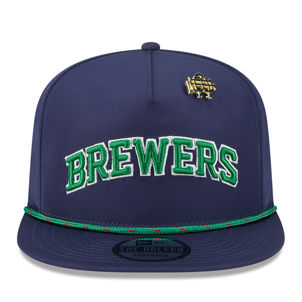 Milwaukee Brewers New Era 2025 Big League Chew Golfer Snapback Hat - MLB