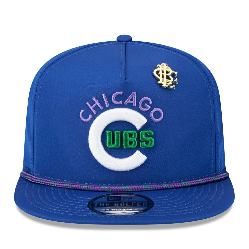Chicago Cubs New Era 2025 Big League Chew Golfer Snapback Hat - MLB