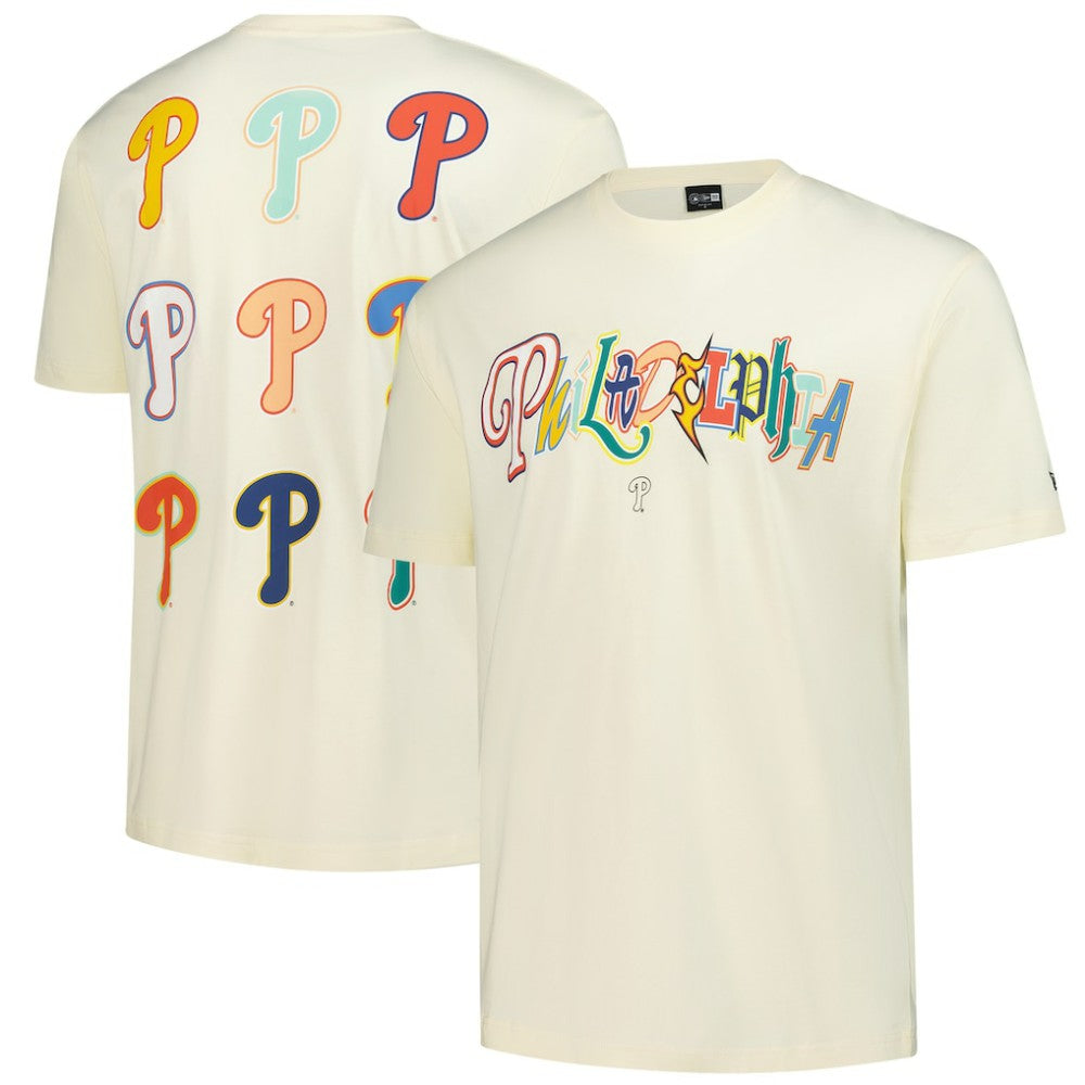Philadelphia Phillies New Era Ransom Note Oversized T-Shirt - MLB