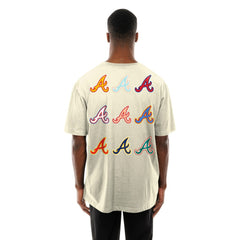 Atlanta Braves New Era Ransom Note Oversized T-Shirt - MLB