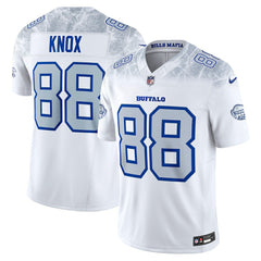 Dawson Knox Buffalo Bills 2025 Rivalries Collection Limited Jersey White | Nike for Sale
