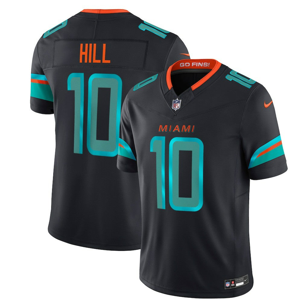 Tyreek Hill Miami Dolphins 2025 Rivalries Collection Limited Jersey Pitch Blue | Nike for Sale