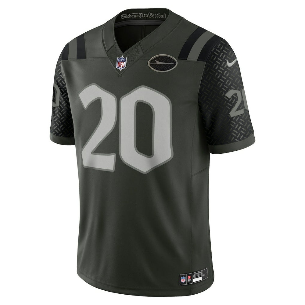 Breece Hall New York Jets 2025 Rivalries Collection Limited Jersey Gotham Green | Nike for Sale