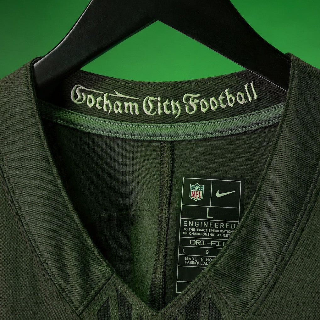 Breece Hall New York Jets 2025 Rivalries Collection Limited Jersey Gotham Green | Nike for Sale