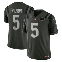 Garrett Wilson New York Jets 2025 Rivalries Collection Limited Jersey Gotham Green | Nike for Sale