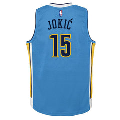 Nikola Jokic Denver Nuggets Youth 2016/17 Hardwood Classics Swingman Jersey Light Blue - NBA