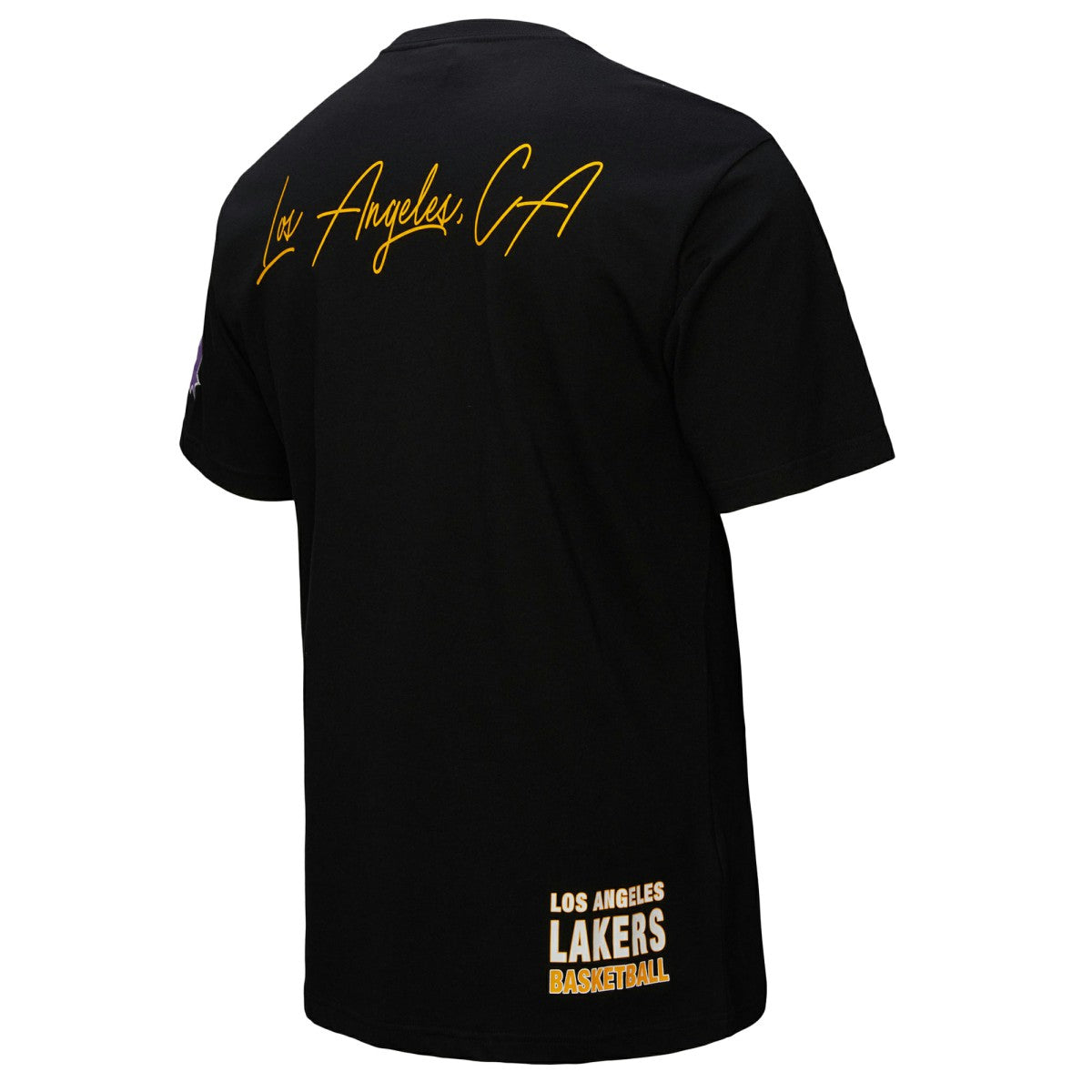 Los Angeles Lakers Black Out Collection Vintage Premium T-Shirt Black - NBA