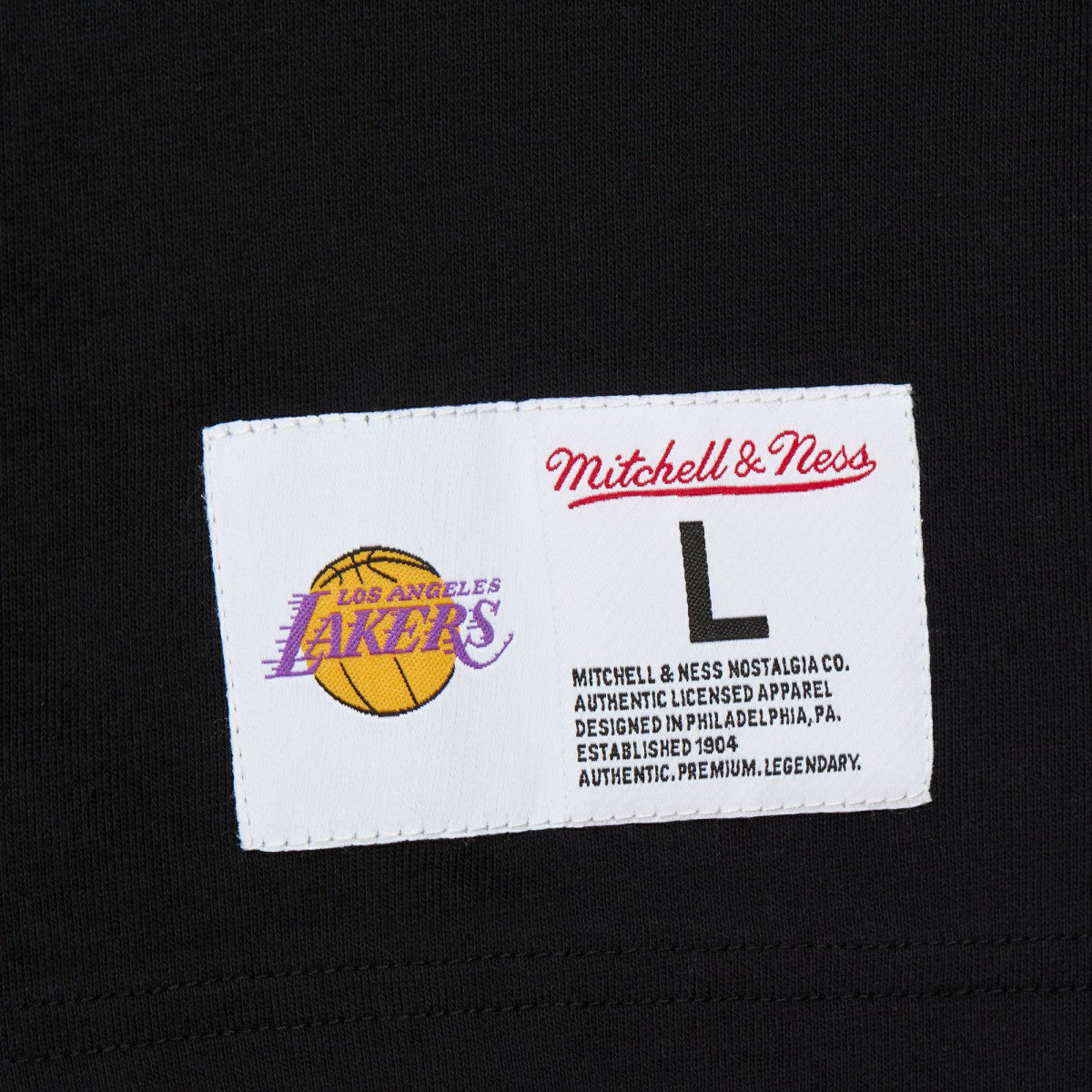 Los Angeles Lakers Black Out Collection Vintage Premium T-Shirt Black - NBA
