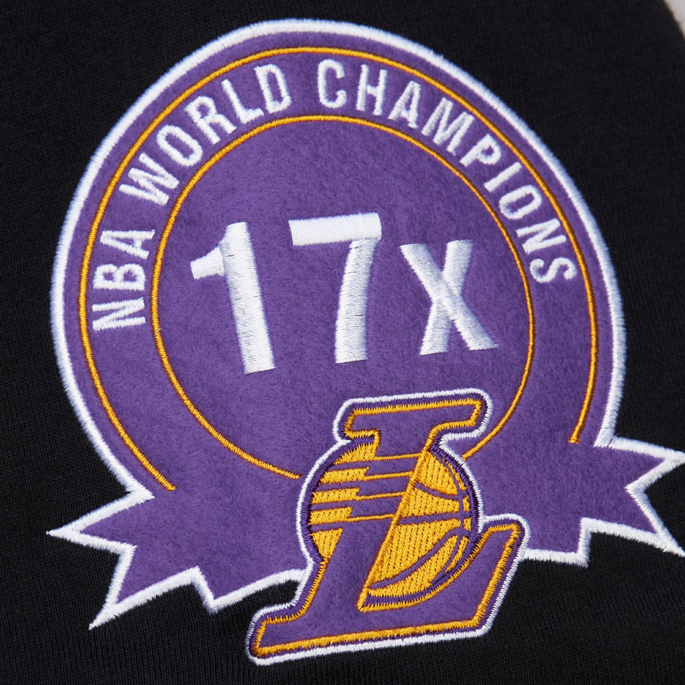 Los Angeles Lakers Black Out Collection Vintage Premium T-Shirt Black - NBA