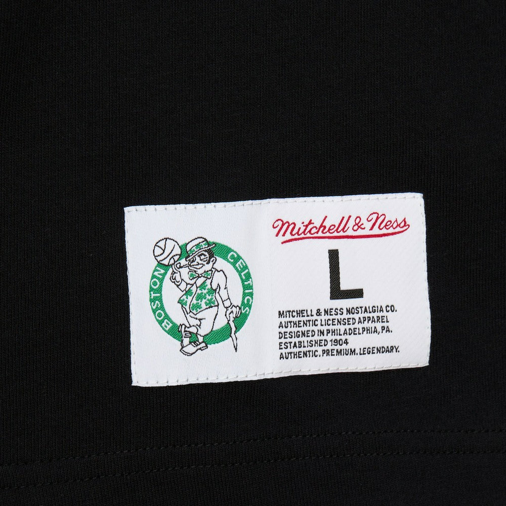 Boston Celtics Black Out Collection Vintage Premium T-Shirt Black - NBA