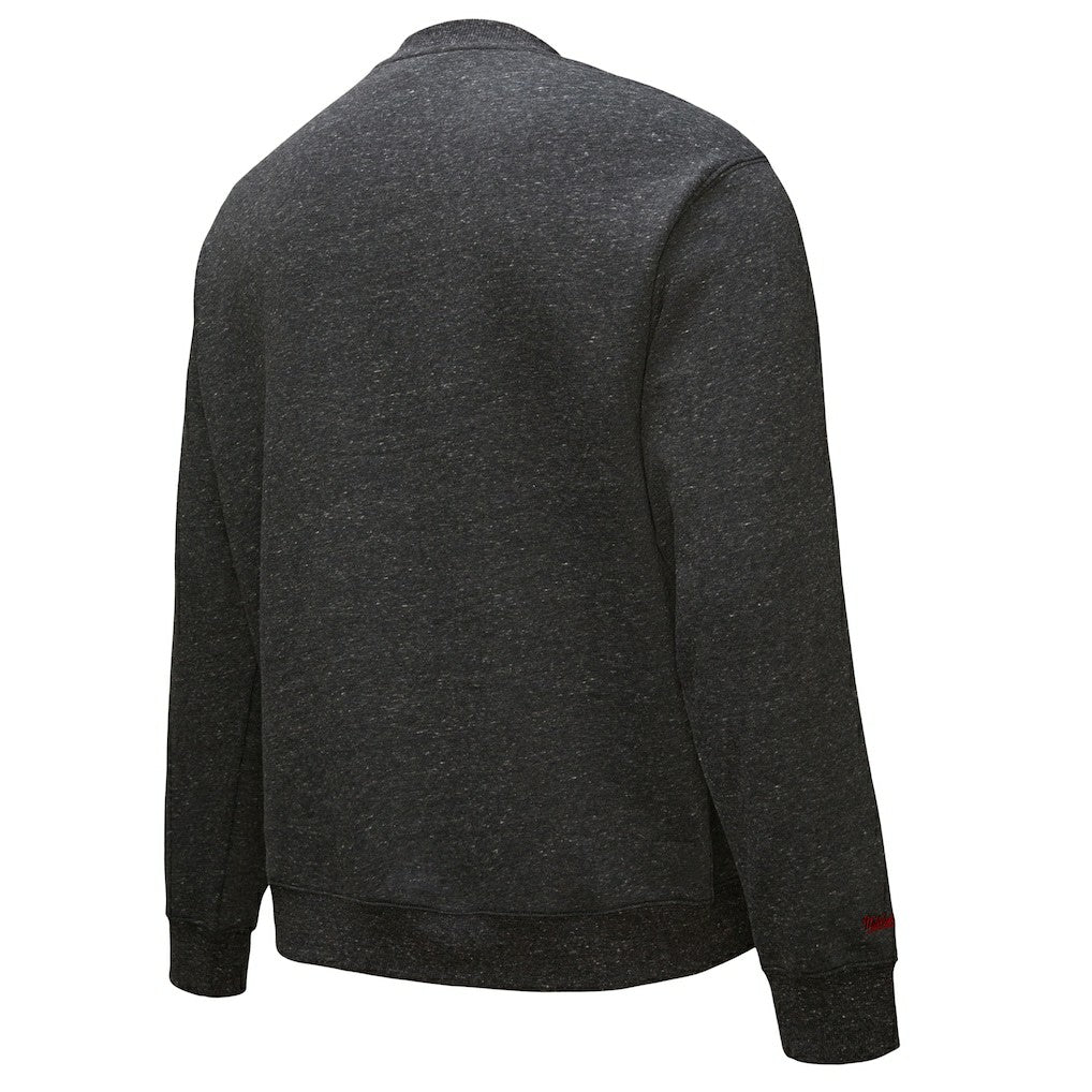 Chicago Bulls Hardwood Classics Blackout Collection Snow Washed Pullover Sweatshirt Black - NBA