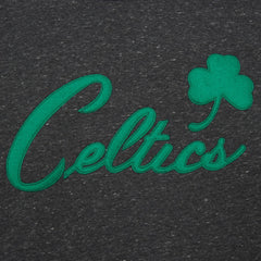 Boston Celtics Hardwood Classics Blackout Collection Snow Washed Pullover Sweatshirt Black - NBA