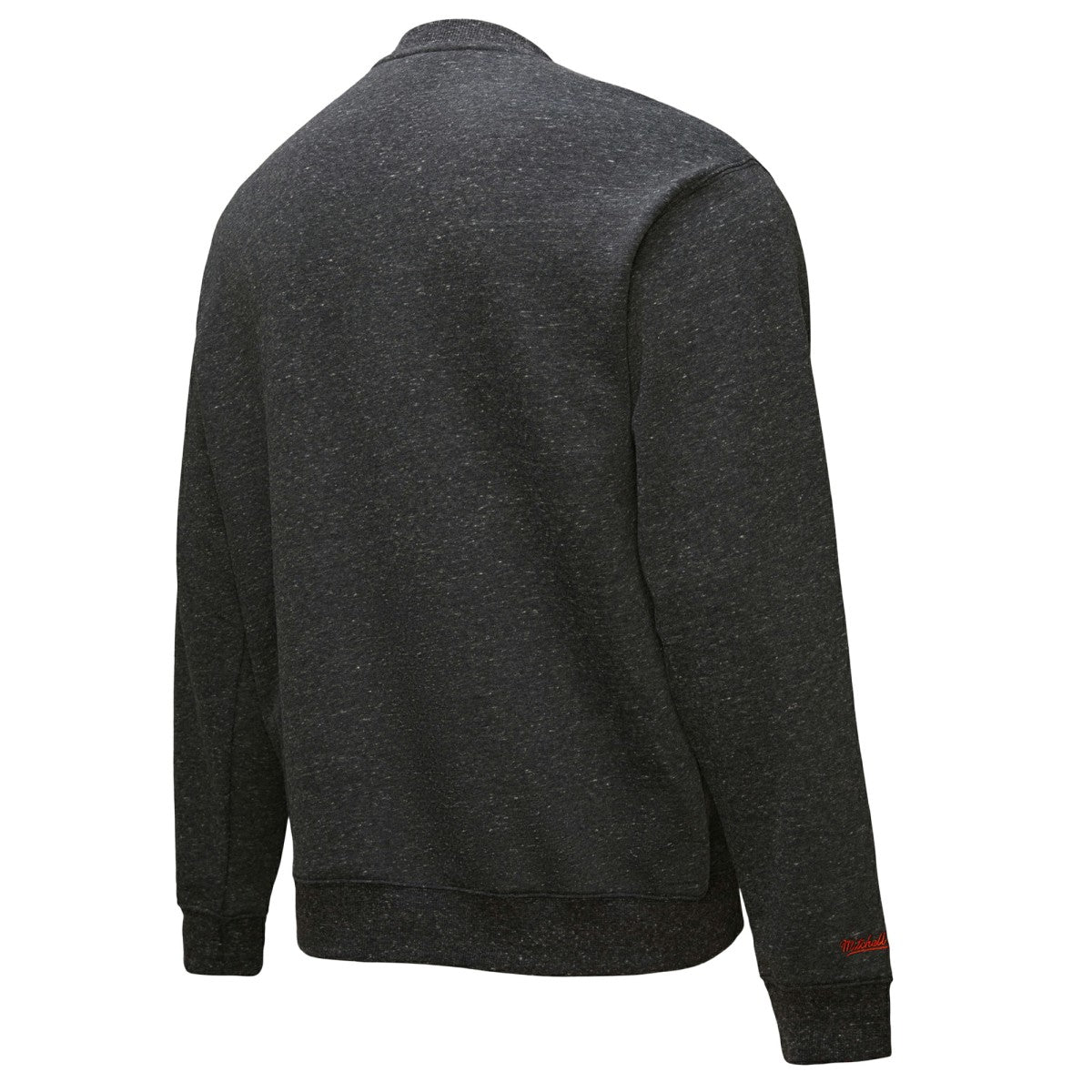 New York Knicks Hardwood Classics Blackout Collection Snow Washed Pullover Sweatshirt Black - NBA