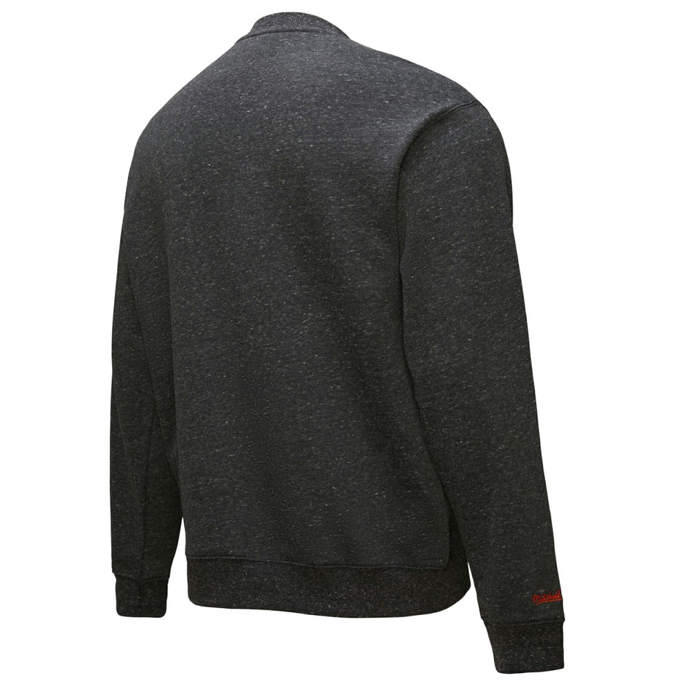 New York Knicks Hardwood Classics Blackout Collection Snow Washed Pullover Sweatshirt Black - NBA