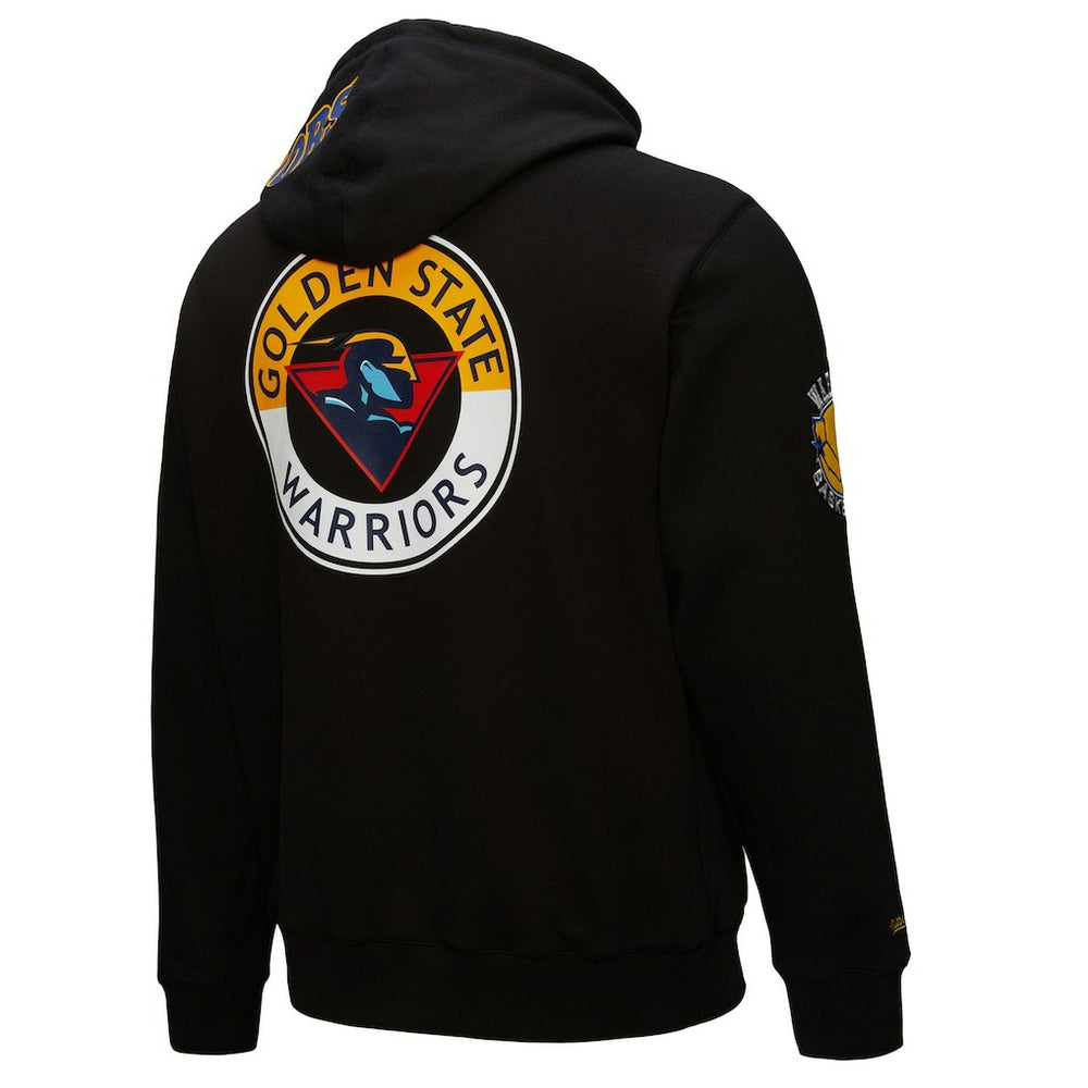Golden State Warriors Hardwood Classics Blackout Collection Pullover Hoodie Black - NBA