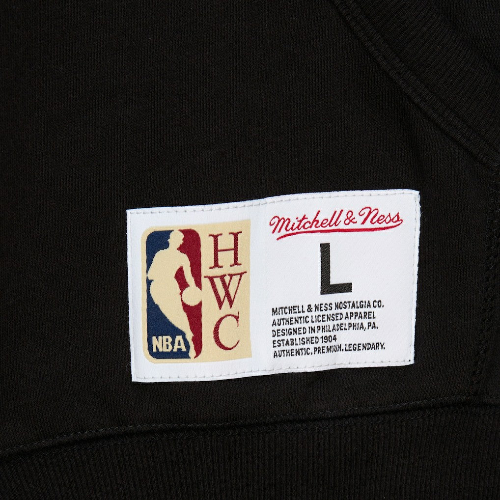 Golden State Warriors Hardwood Classics Blackout Collection Pullover Hoodie Black - NBA