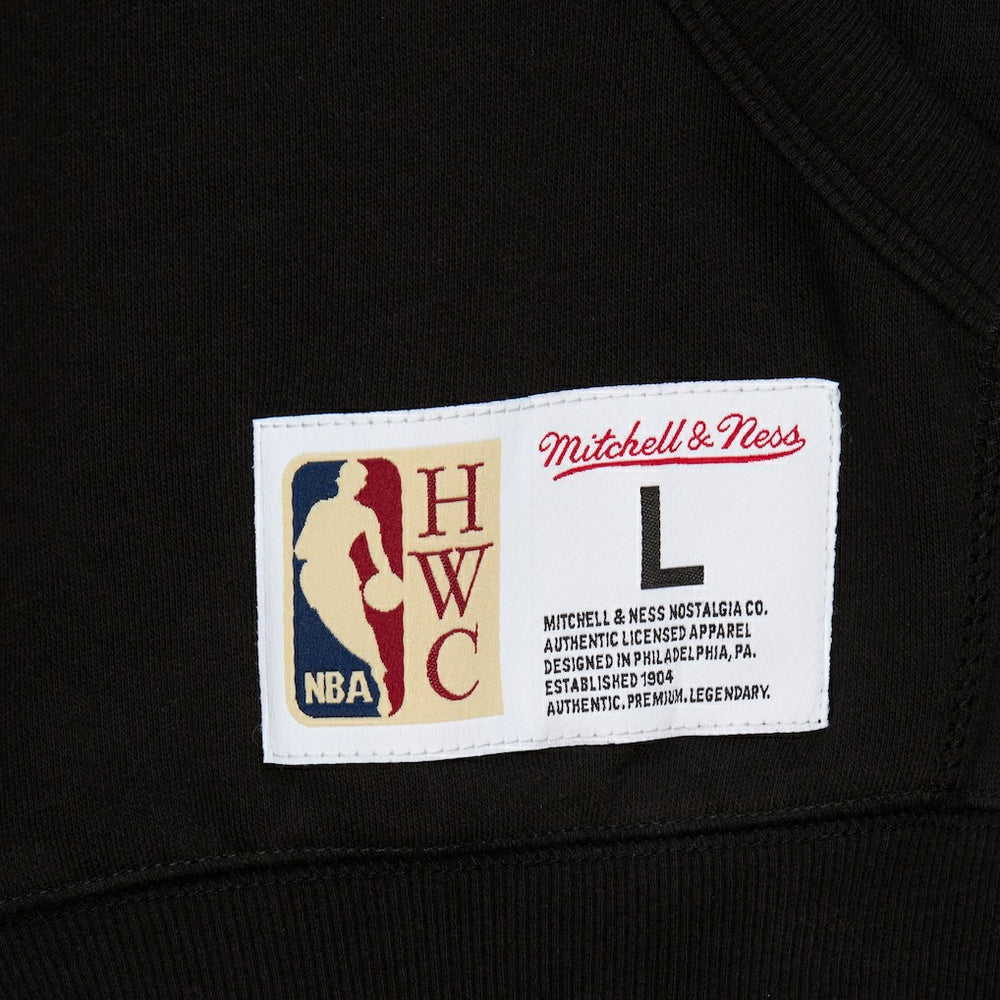 Golden State Warriors Hardwood Classics Blackout Collection Pullover Hoodie Black - NBA