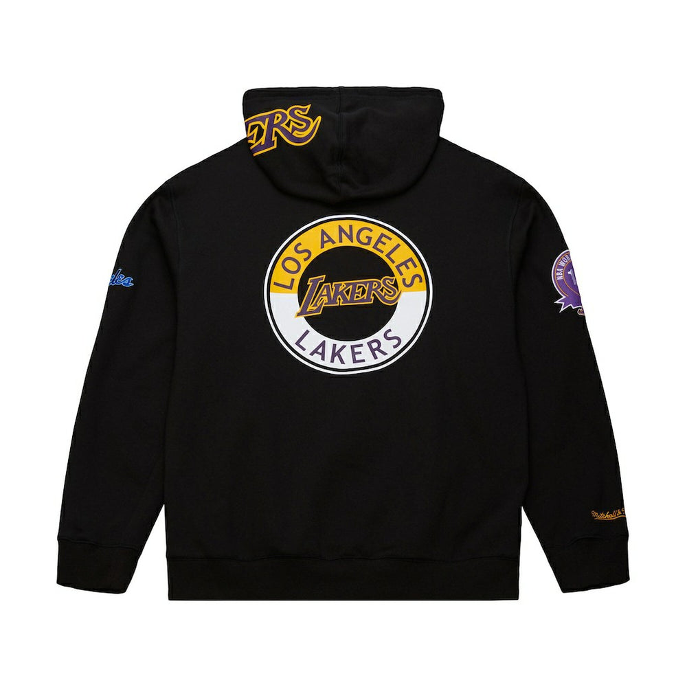 Los Angeles Lakers Hardwood Classics Blackout Collection Pullover Hoodie Black - NBA