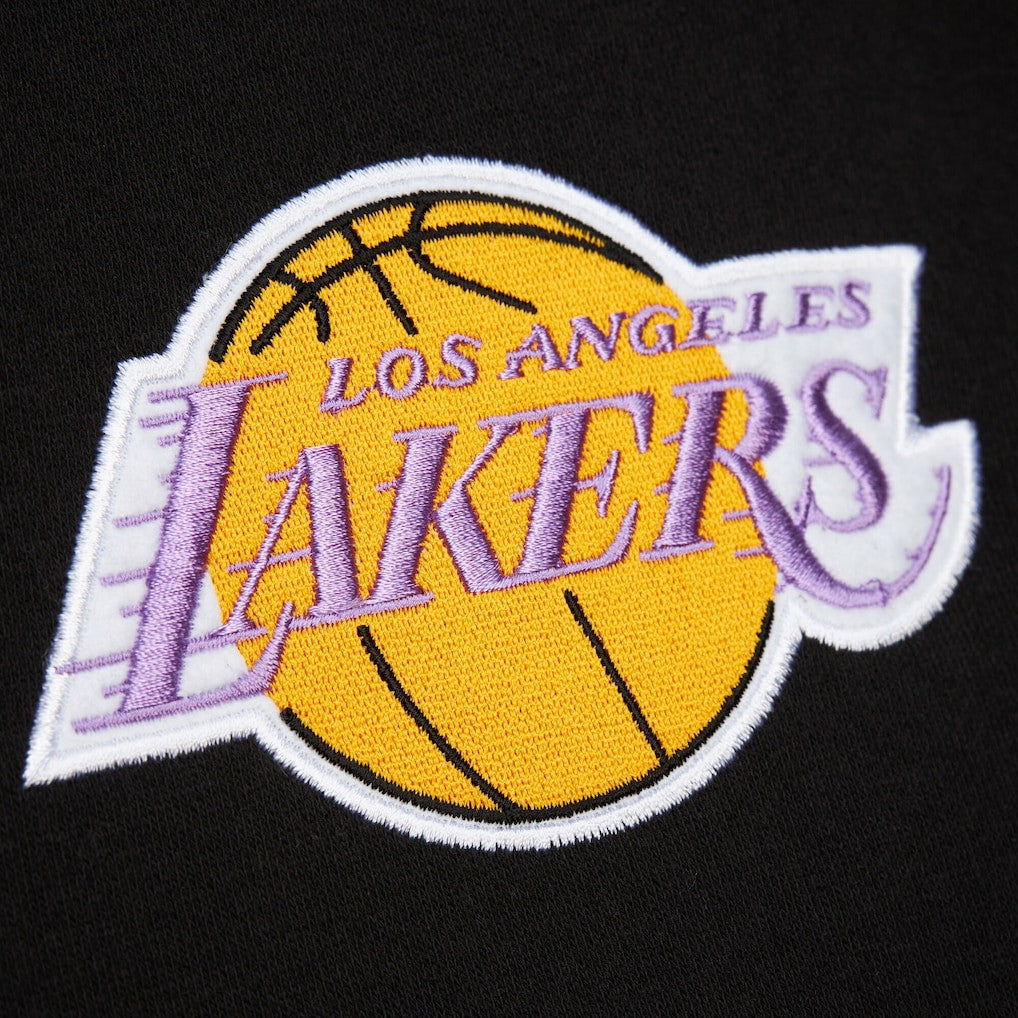 Los Angeles Lakers Hardwood Classics Blackout Collection Pullover Hoodie Black - NBA