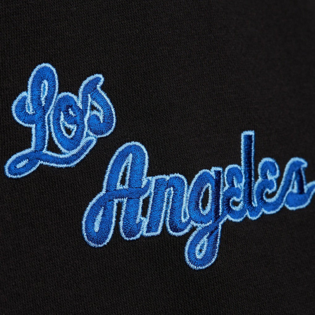 Los Angeles Lakers Hardwood Classics Blackout Collection Pullover Hoodie Black - NBA