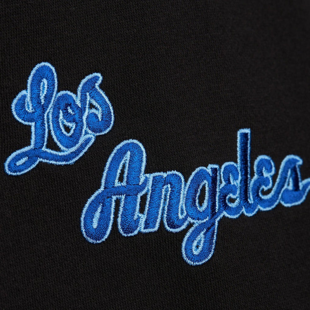 Los Angeles Lakers Hardwood Classics Blackout Collection Pullover Hoodie Black - NBA