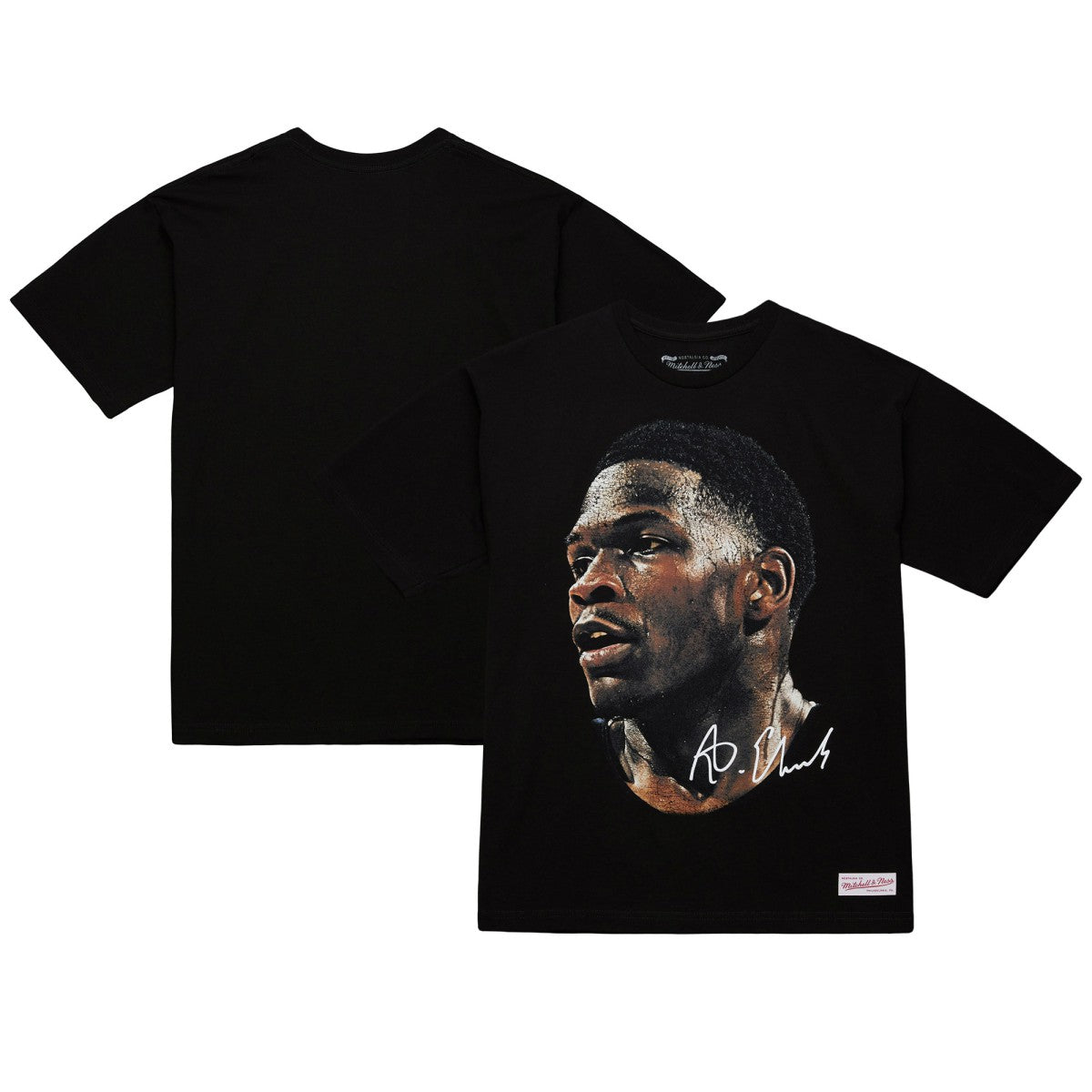 Anthony Edwards NBA Unisex Real Big Face Player T-Shirt Black - NBA