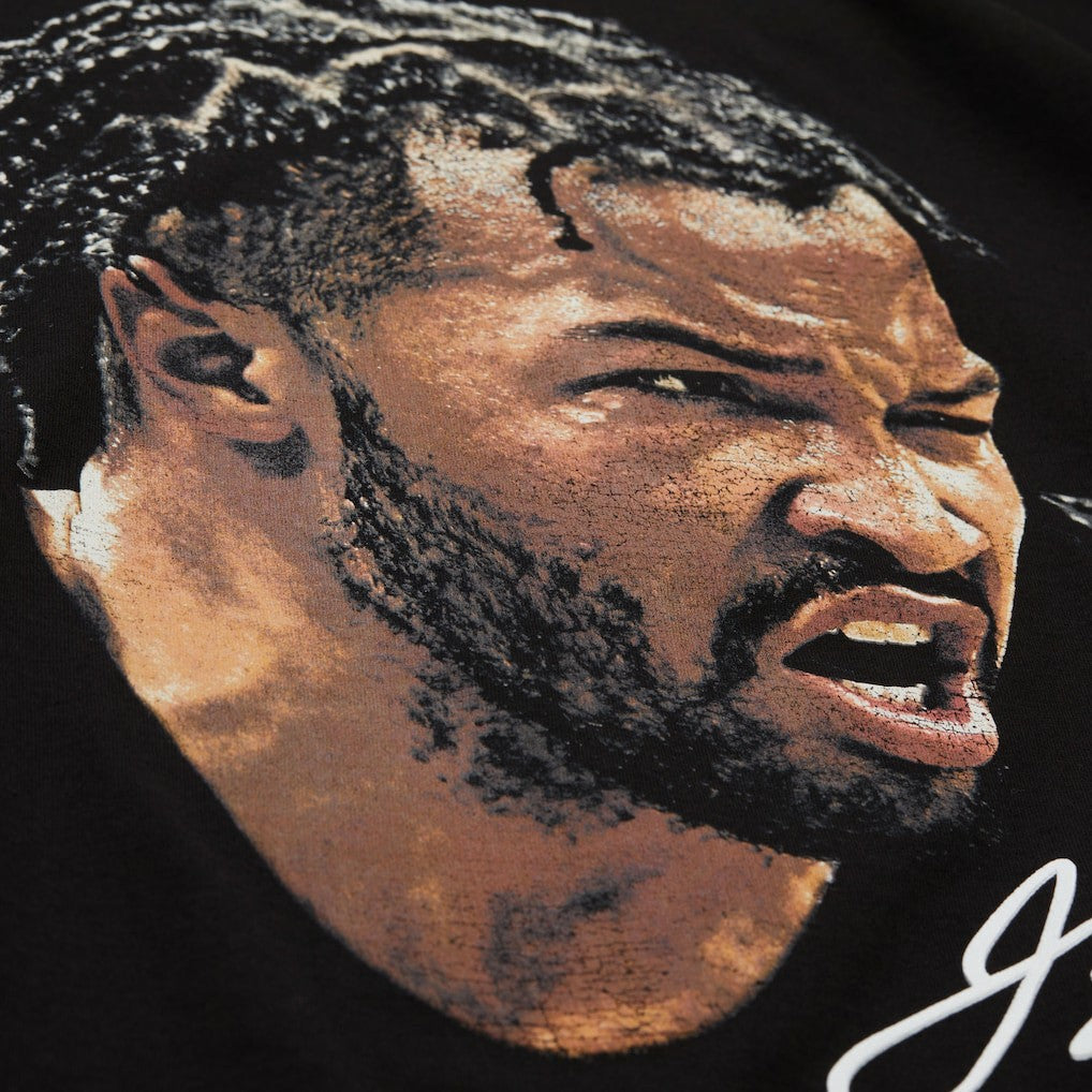 Jalen Brunson NBA Unisex Real Big Face Player T-Shirt Black - NBA