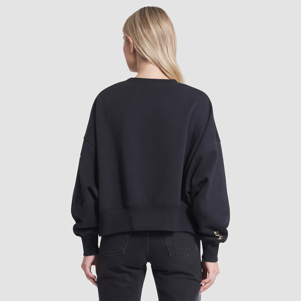 San Francisco 49ers Women's 2025 Rivalries Collection Oversized Phoenix Fleece Sweatshirt Black | Nike for Sale