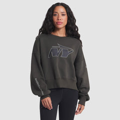 New York Jets Women's 2025 Rivalries Collection Oversized Phoenix Fleece Sweatshirt Gotham Green | Nike for Sale