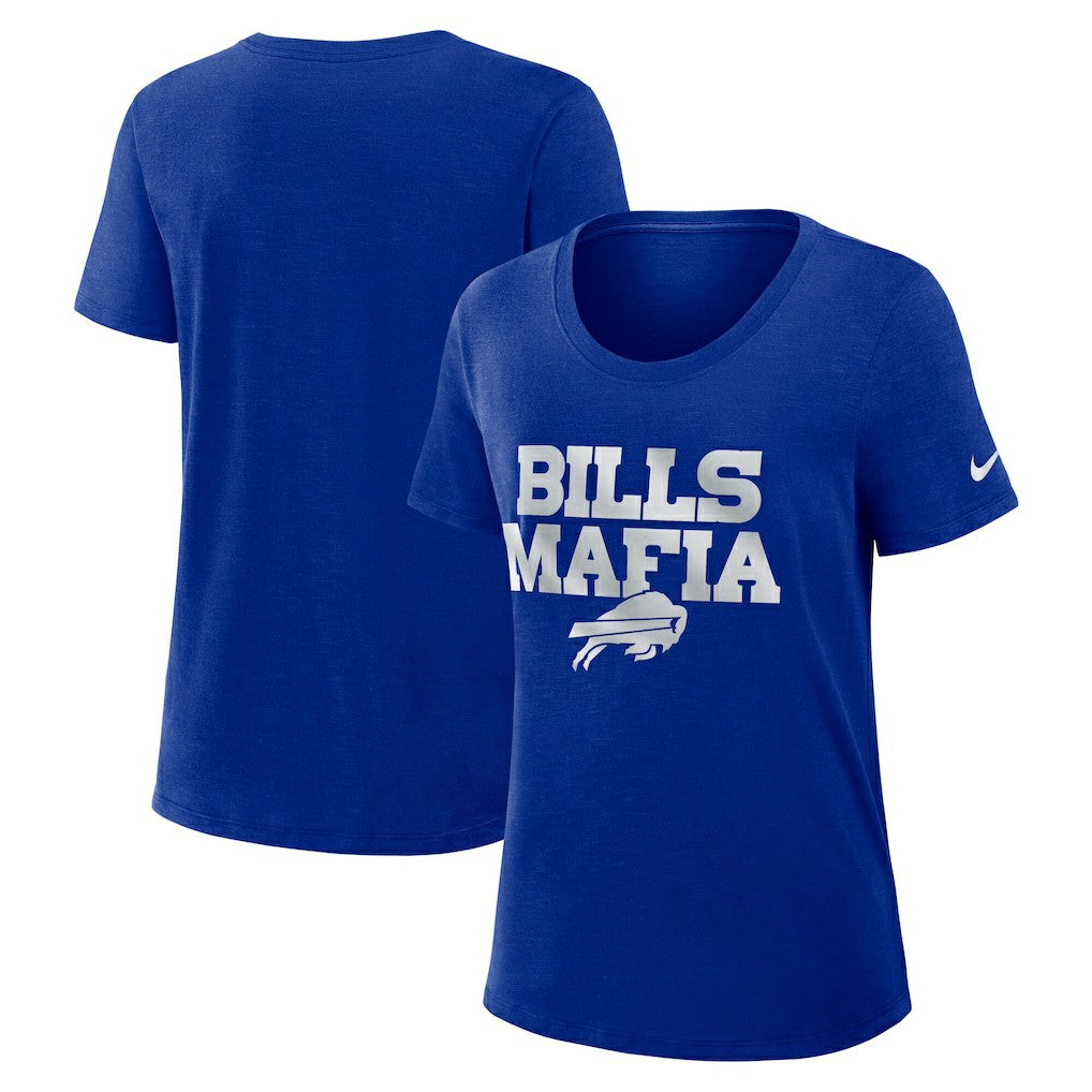 Buffalo Bills Women's 2025 Rivalries Collection Slub Dri-FIT T-Shirt Royal | Nike for Sale