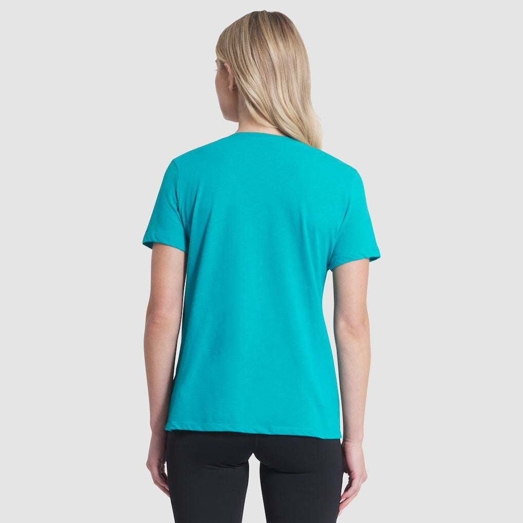 Miami Dolphins Women's 2025 Rivalries Collection Slub Dri-FIT T-Shirt Turbo Green | Nike for Sale