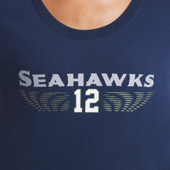 Seattle Seahawks Women's 2025 Rivalries Collection Slub Dri-FIT T-Shirt College Navy | Nike for Sale