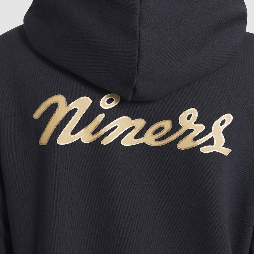 San Francisco 49ers Women's 2025 Rivalries Collection Standard Issue Sideline Dri-FIT Hoodie Black | Nike for Sale